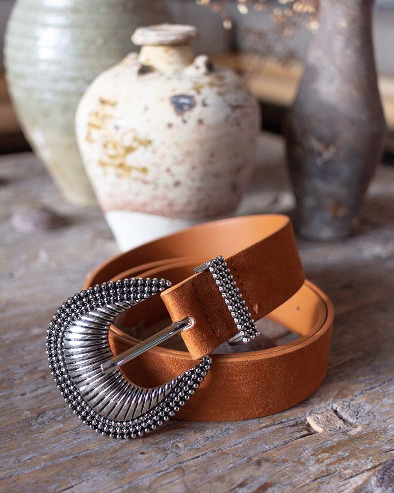 Ceinture Western Cognac